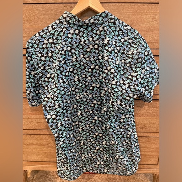 BONOBOS Slim Fit Short Sleeve Button-Up Shirt Size Large - Picture 3 of 5